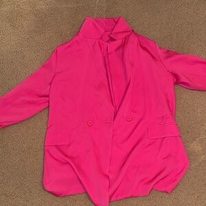 Women's Hot Pink Blazer Jacket